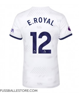 Günstige Tottenham Hotspur Emerson Royal #12 Heimtrikot Damen 2023-24 Kurzarm